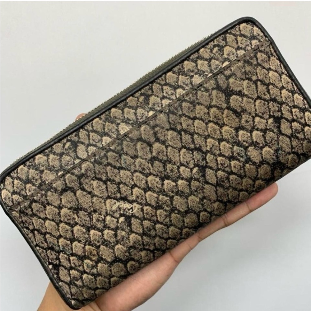 Coach Taylor  Python Print long wallet - Picture 3 of 6